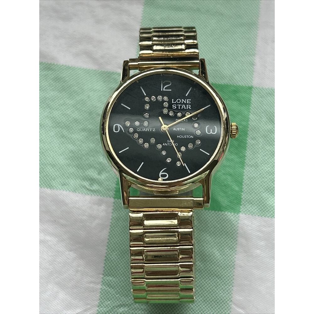 Lone Star Texas 18K Gold Plated Women’s Quartz Watch